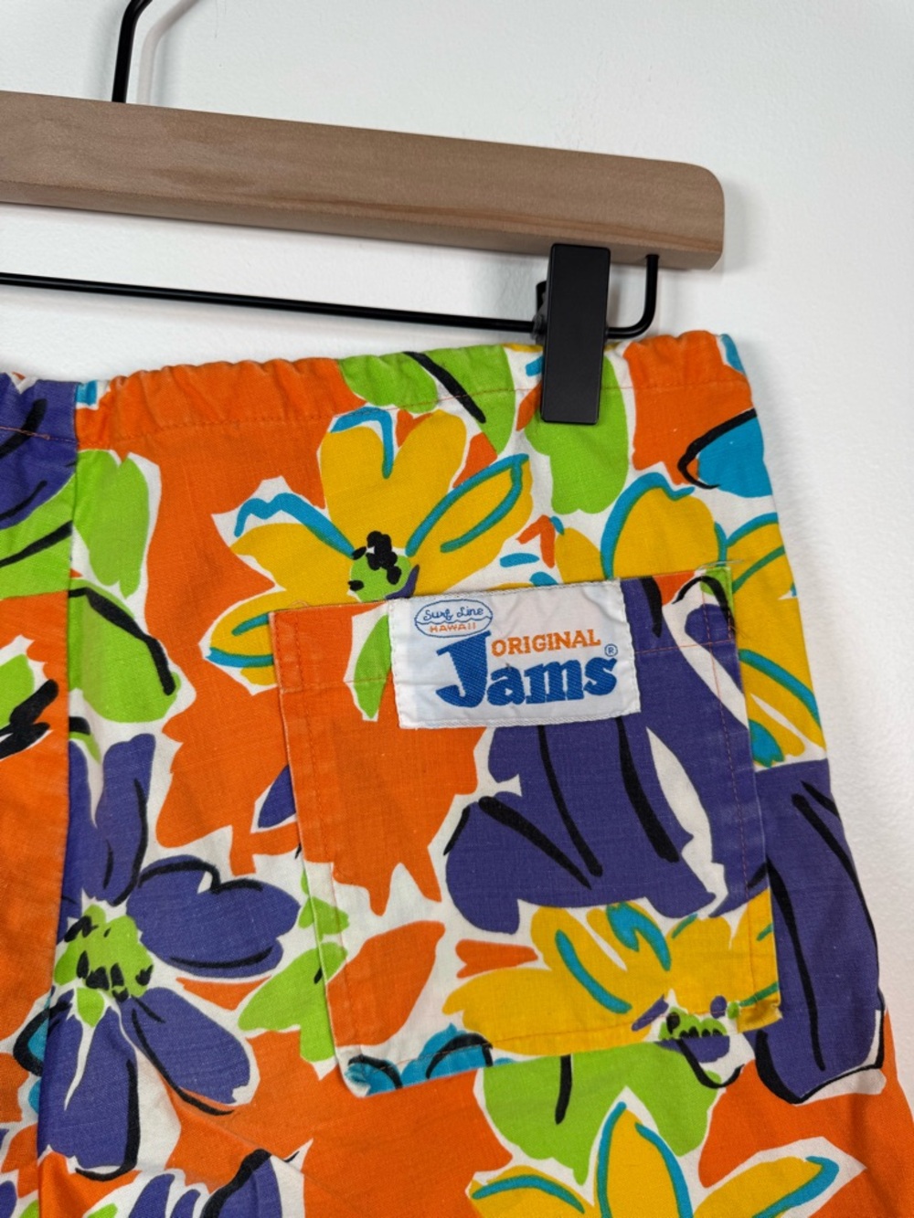 Vintage Original Jams World Surfline Hawaiian Boardshorts - Picture 4 of 6